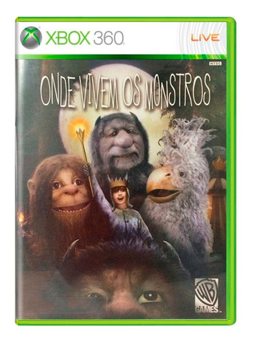 Jogo Onde Vivem Os Monstros - Xbox 360 Mídia Física Original